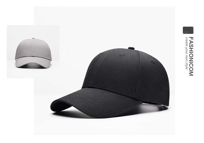 棒球帽子純se彎沿高爾夫棒球帽 男士女士鴨舌帽子定制廠家